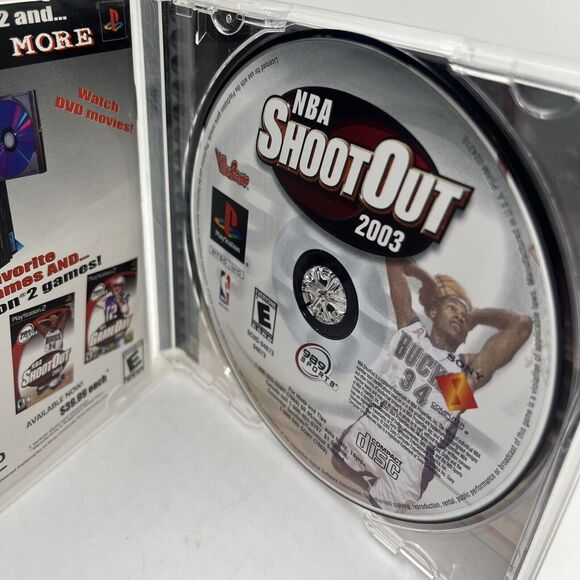 NBA ShootOut 2003 (Sony PlayStation 1, 2002) Compete With Manual PS1 - Picture 6 of 8
